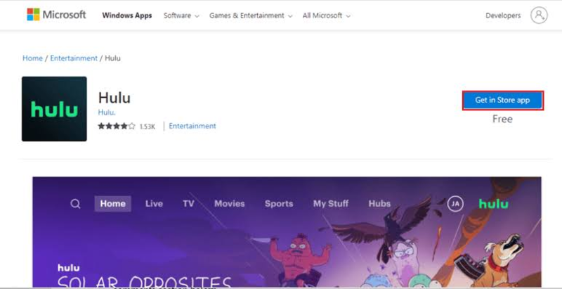 update hulu app