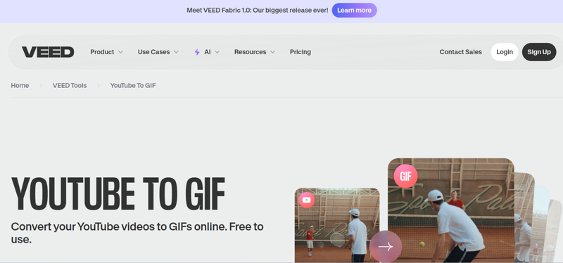Make Gif from a Youtube Video Veed Io