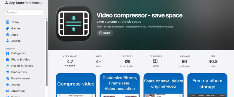 Video Compressor Save Space App