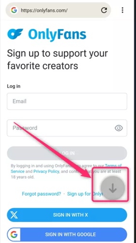 Login Onlyfans Account in Video Downloader