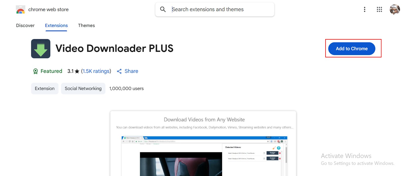 Install Cartoon Downloader Extension