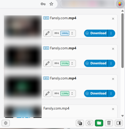 download fansly video on firefox extension