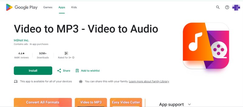 Video to Mp3 App