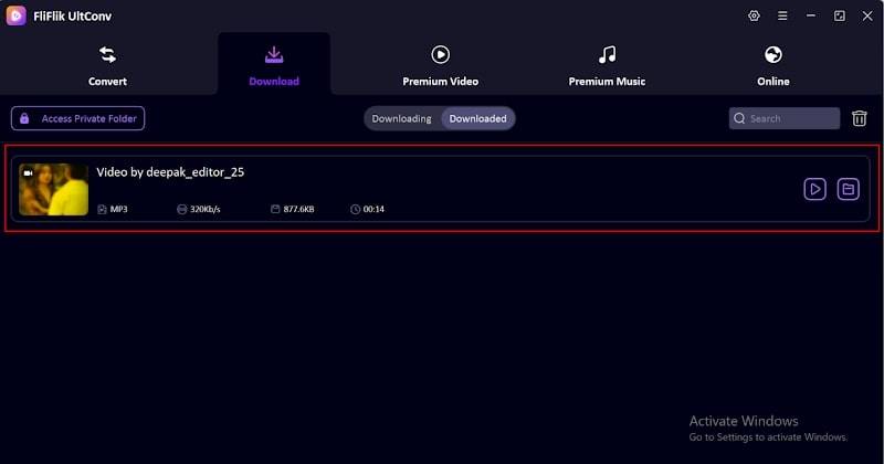 View Downloaded Instagram Videos