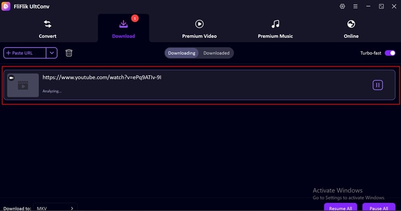 access downloaded movies
