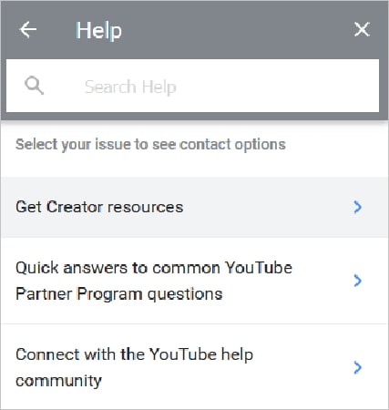Visit YouTube Help Community