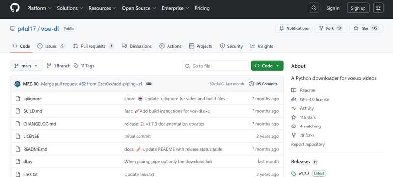 Open Voe Dl Github Page