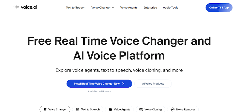 voice ai voice changer