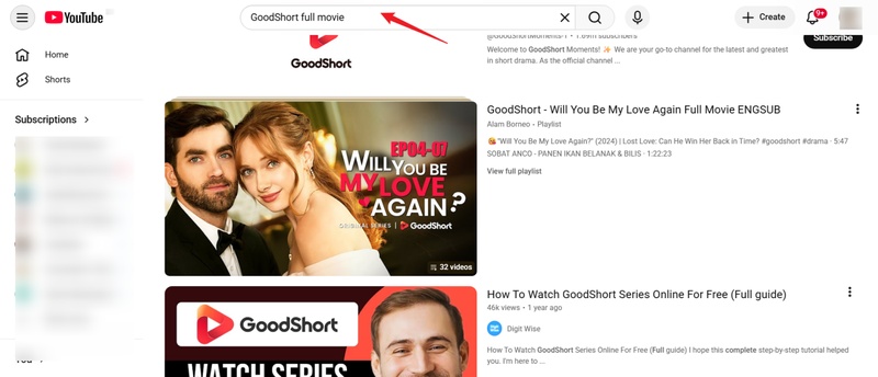 Watch Goodshort Movie on Youtube