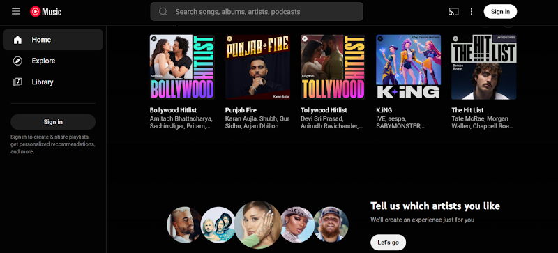 Where does YouTube Music download to