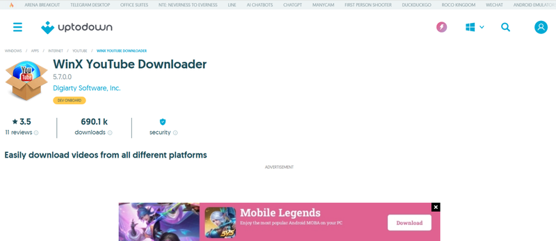 Winx Youtube Downloader