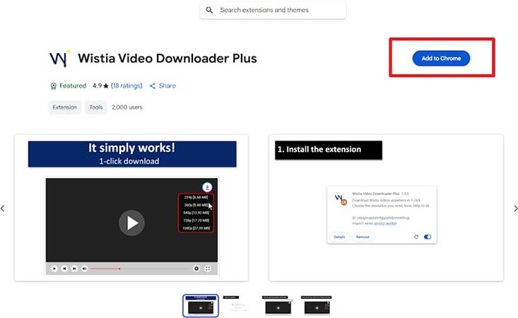 wistia downloader chrome extension