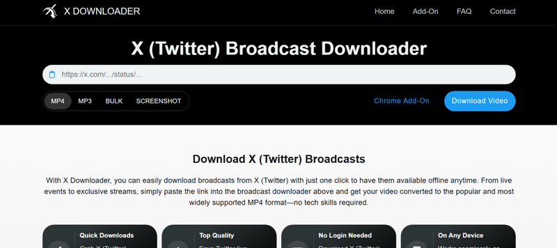 X Twitter Broadcast Downloader