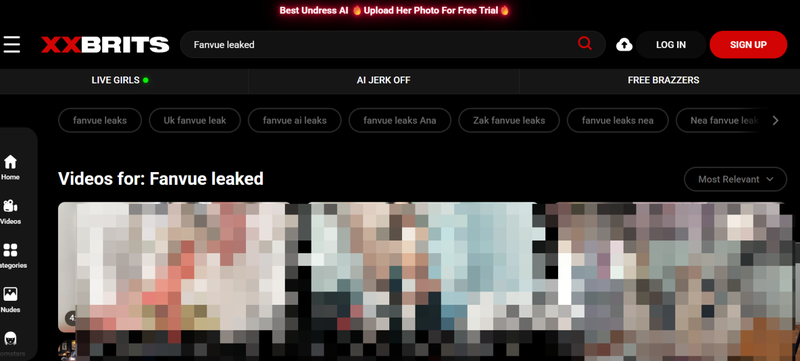 Fanvue Leaked Content on Xxbrits