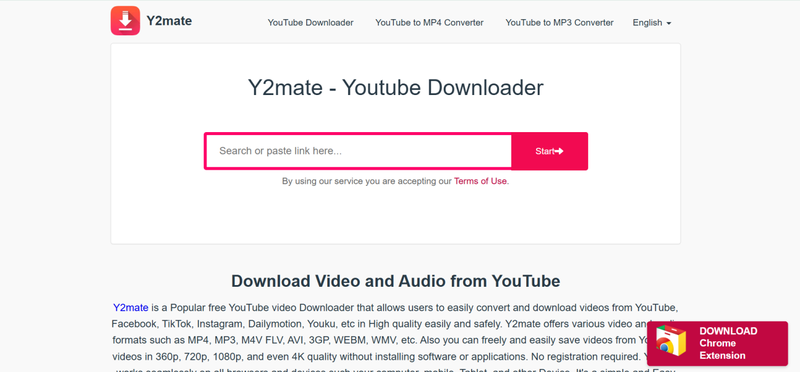 Y2mate Online Youtube Downloader