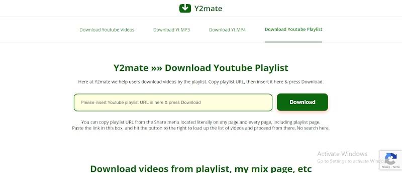 y2mate youtube playlist mac