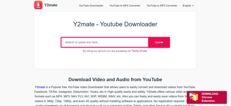 Y2mate Online Downloader