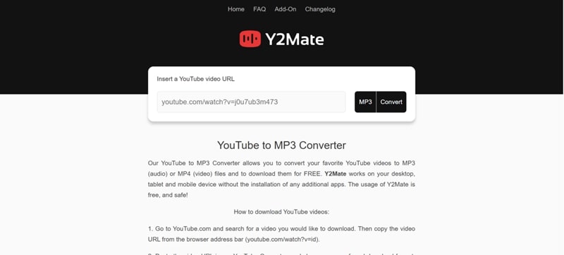 youtube music downloader y2mate