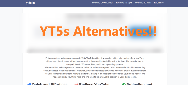 Yt5s Alternative