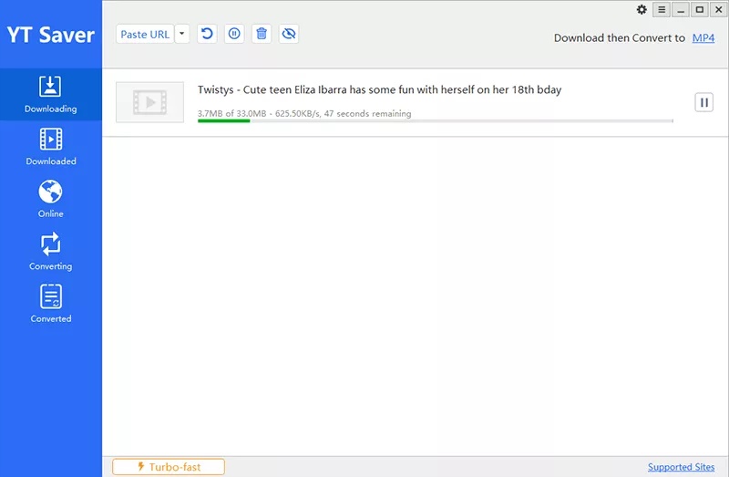 Fansly Video Downloaded in Ytsaver Library